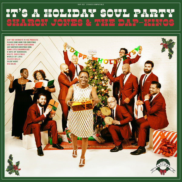 Sharon Jones & The Dap Kings- It's A Holiday Soul Party! (Green Translucent) (Sealed) - Darkside Records