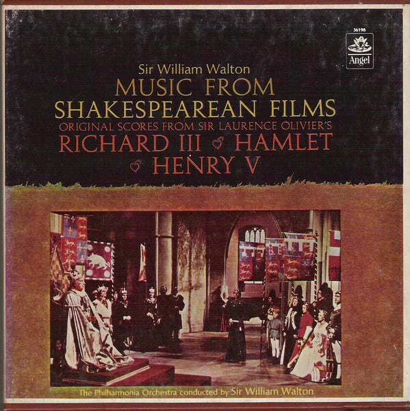Sir William Walton- Music From Shakespearean Films Richard III/Hamlet/Henry V The Philharmonia Orchestra - Darkside Records