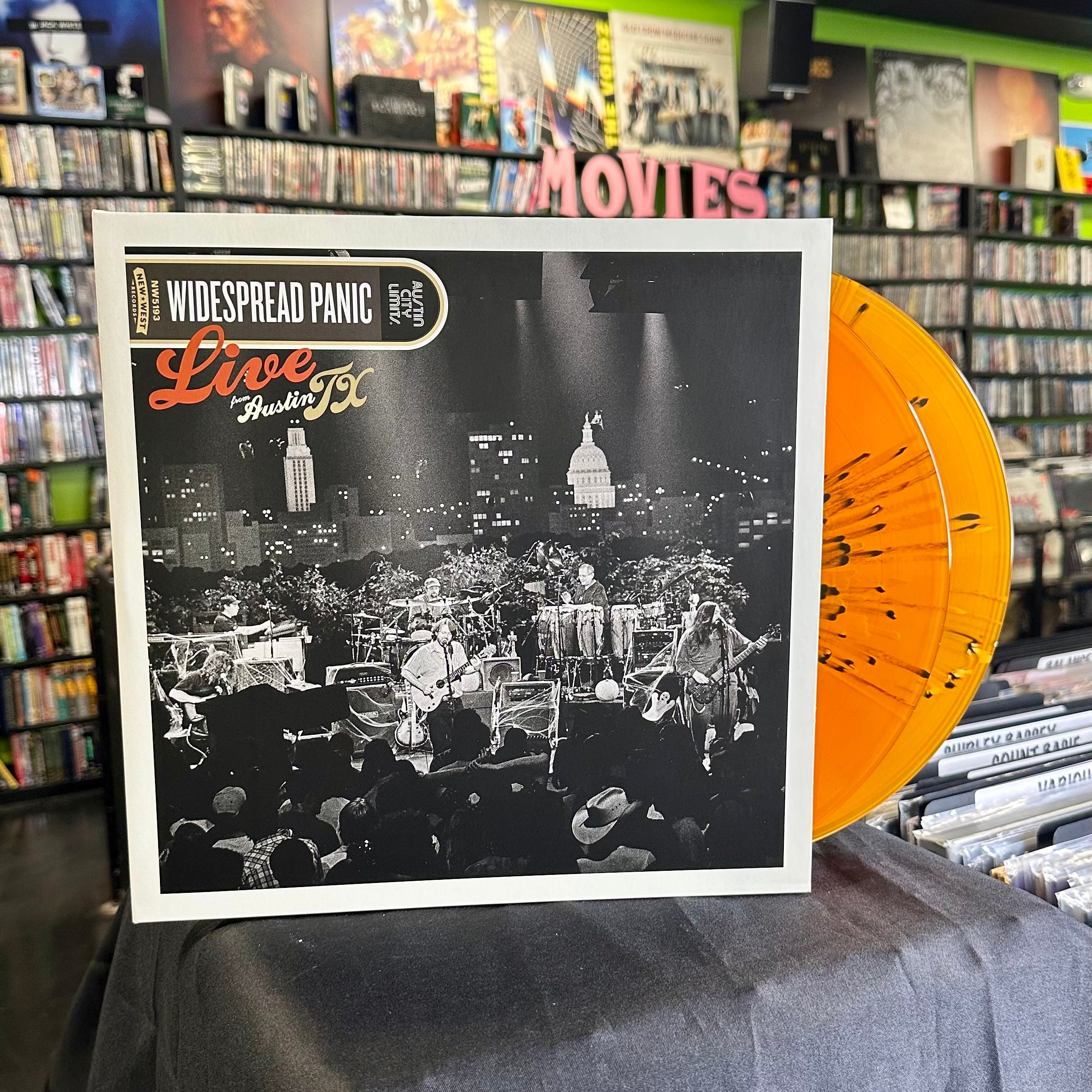 Widespread Panic- Live From Austin TX (Orange w/Black & White Splatter) - Darkside Records