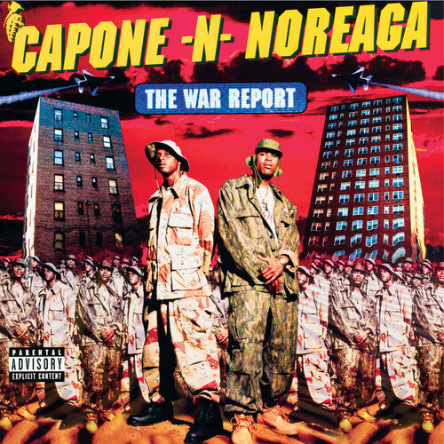 Capone-N-Norega- The War Report (Clear Vinyl with Red & Blue Splatter Vinyl) - Darkside Records