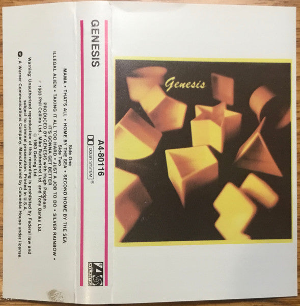 Genesis- Genesis - Darkside Records