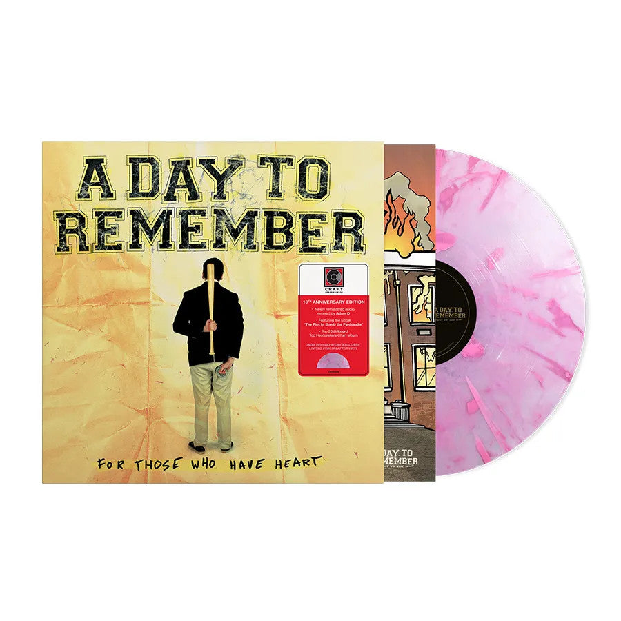 A Day To Remember- For Those Who Have Heart (Indie Exclusive Pink Splatter Vinyl) (PREORDER) - Darkside Records