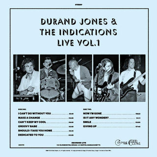 Durand Jones & The Indications- Live Vol. 1 (Blue)(RSDBF18) - Darkside Records