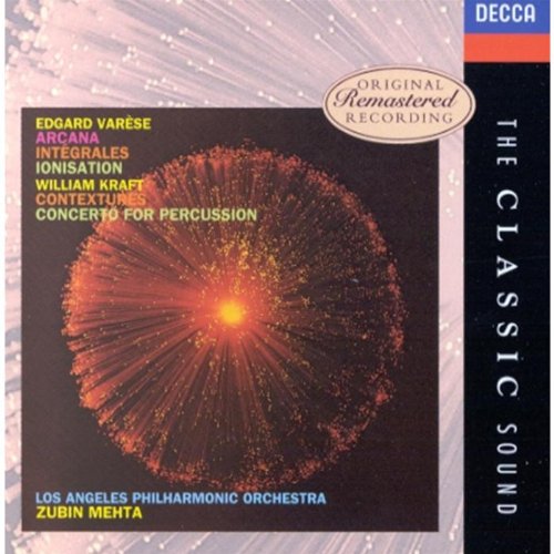Varese/ Kraft- Arcana, Integrales, Ionisation / Contextures / Concerto For Percussion (Zubin Mehta, Conductor) - Darkside Records