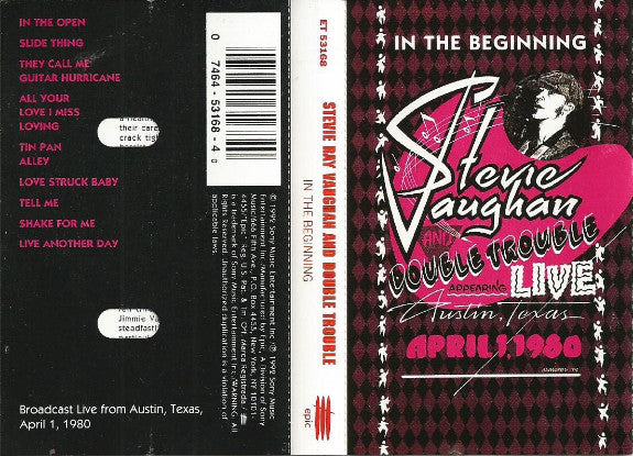 Stevie Ray Vaughan And Double Trouble- In The Beginning - Darkside Records
