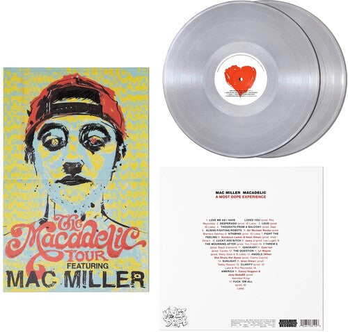Mac Miller- Macadelic (Ltd Ed Embossed Cover, Silver Vinyl) - Darkside Records