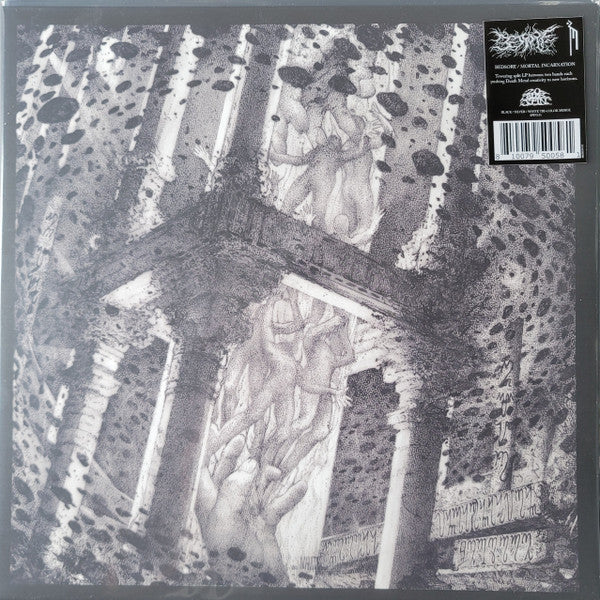 Bedsore/ Mortal Incarnation- Bedsore/ Mortal Incarnation (Black/Silver/White Merge) - Darkside Records
