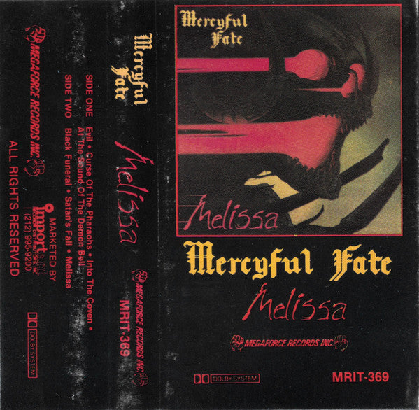 Mercyful Fate- Melissa - Darkside Records