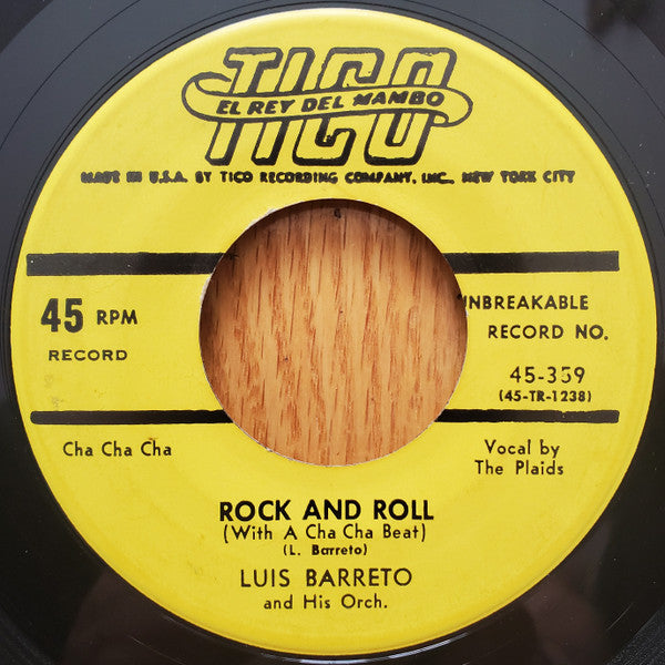 Luis Barreto And His Orchestra- Rock And Rol/ Yo No Camino Masl - Darkside Records
