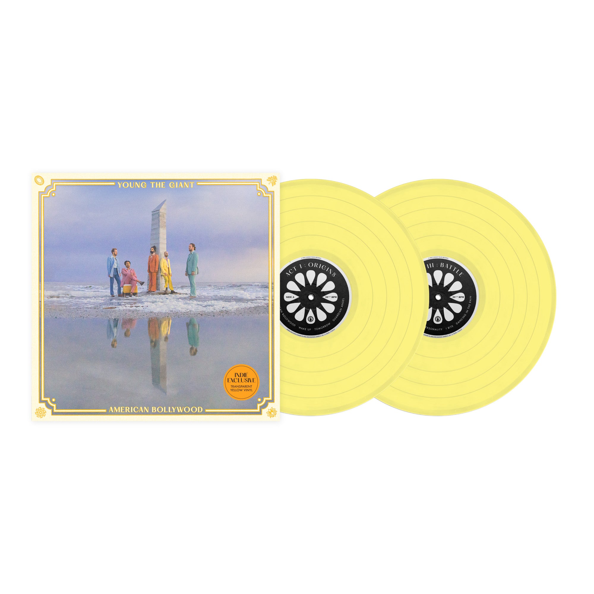 Young The Giant- American Bollywood (Indie Exclusive Transparent Yellow Vinyl) (PREORDER) - Darkside Records