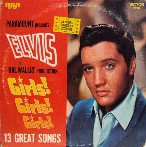 Elvis Presley- Girls!Girls!Girls! Soundtrack - Darkside Records