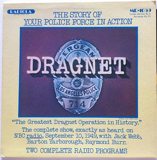 Jack Webb- Dragnet - Darkside Records