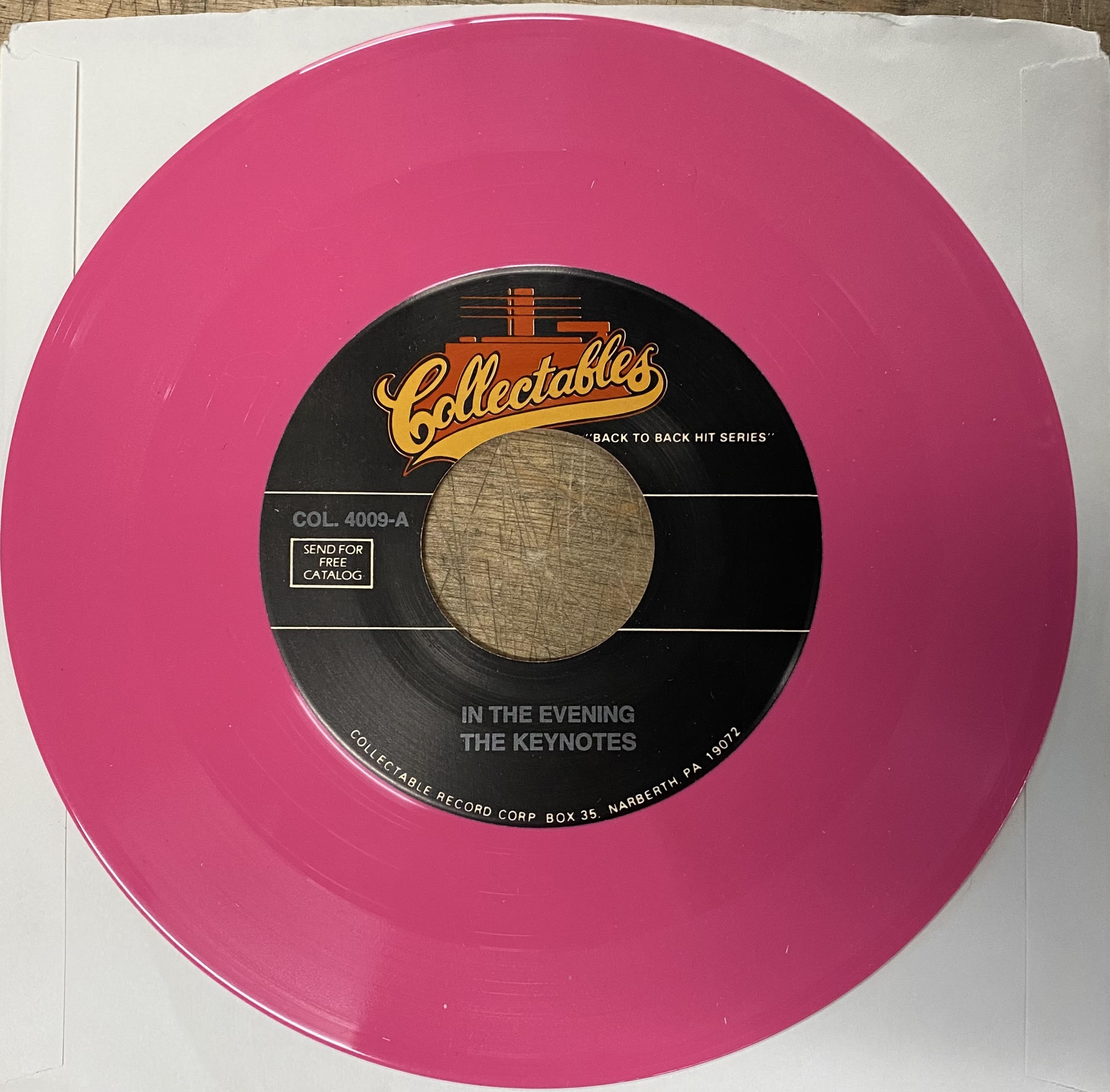 The Keynotes- In The Evening/One Little Kiss (Pink Vinyl)
