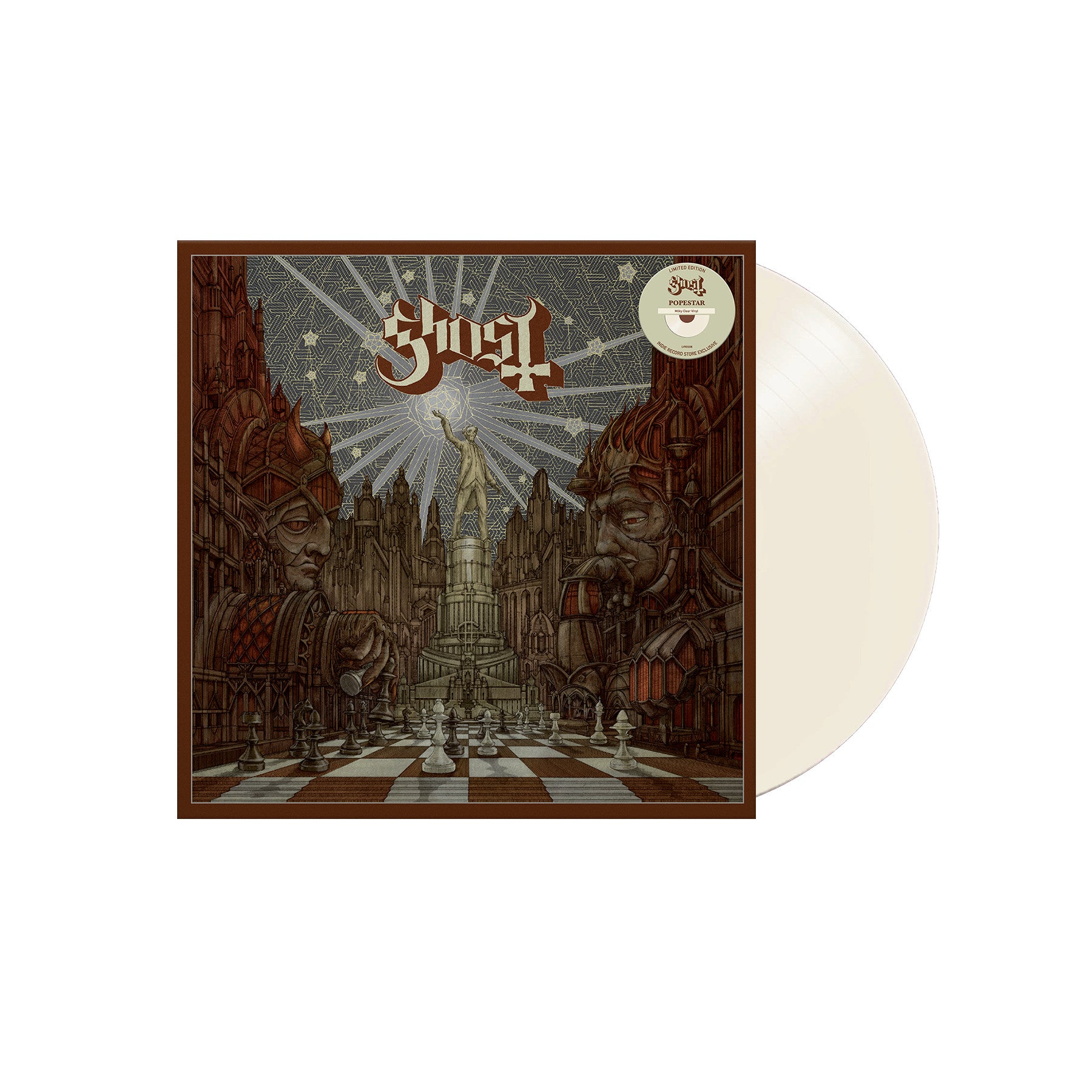 Ghost- Popestar (Indie Exclusive Clear Vinyl) (PREORDER) - Darkside Records