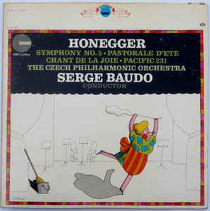 Honeggger- Symphony No. 5 (Serge Bardo Conducting) - Darkside Records