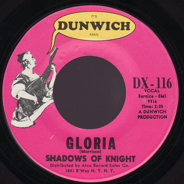 Shadows Of Knight- Gloria - Darkside Records