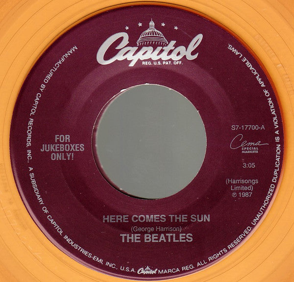 The Beatles- Here Comes The Sun (Orange/ Yellow) - Darkside Records