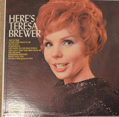 Teresa Brewer- Here's Teresa Brewer - Darkside Records