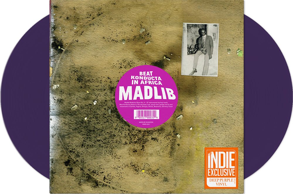 Madlib- Medicine Show No.3:  Beat Konducta In Africa (RSD Essential Indie Colorway Deep Purple 2LP) - Darkside Records