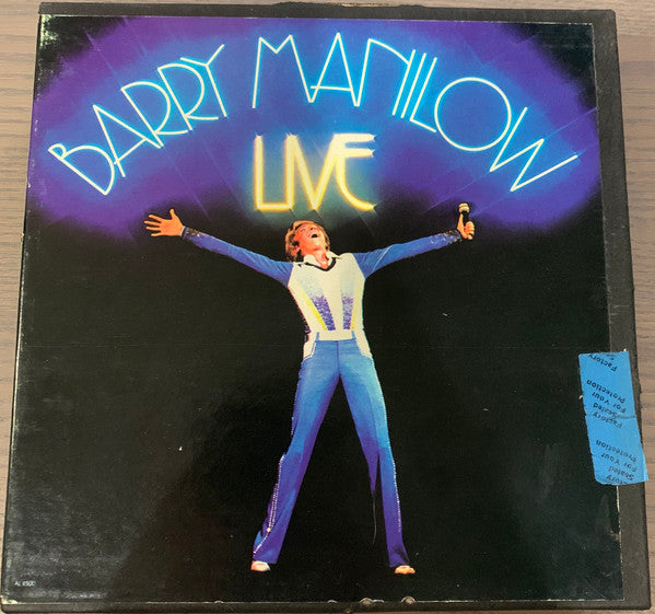 Barry Manilow- Barry Manilow Live (3 ¾ IPS) - Darkside Records