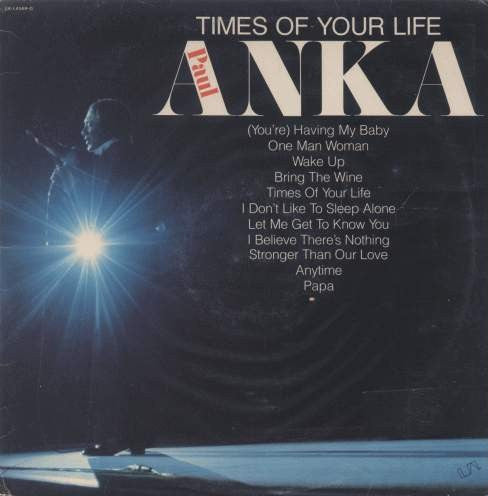Paul Anka- The Time Of Your Life - Darkside Records