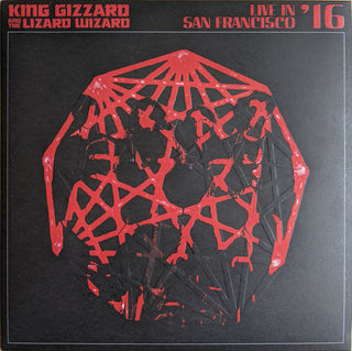 King Gizzard And The Lizard Wizard- Live In San Francisco '16 (Alamo Square- Red/Orange/Black) - Darkside Records