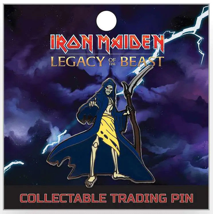 Iron Maiden Grim Reaper Enamel Pin - Darkside Records