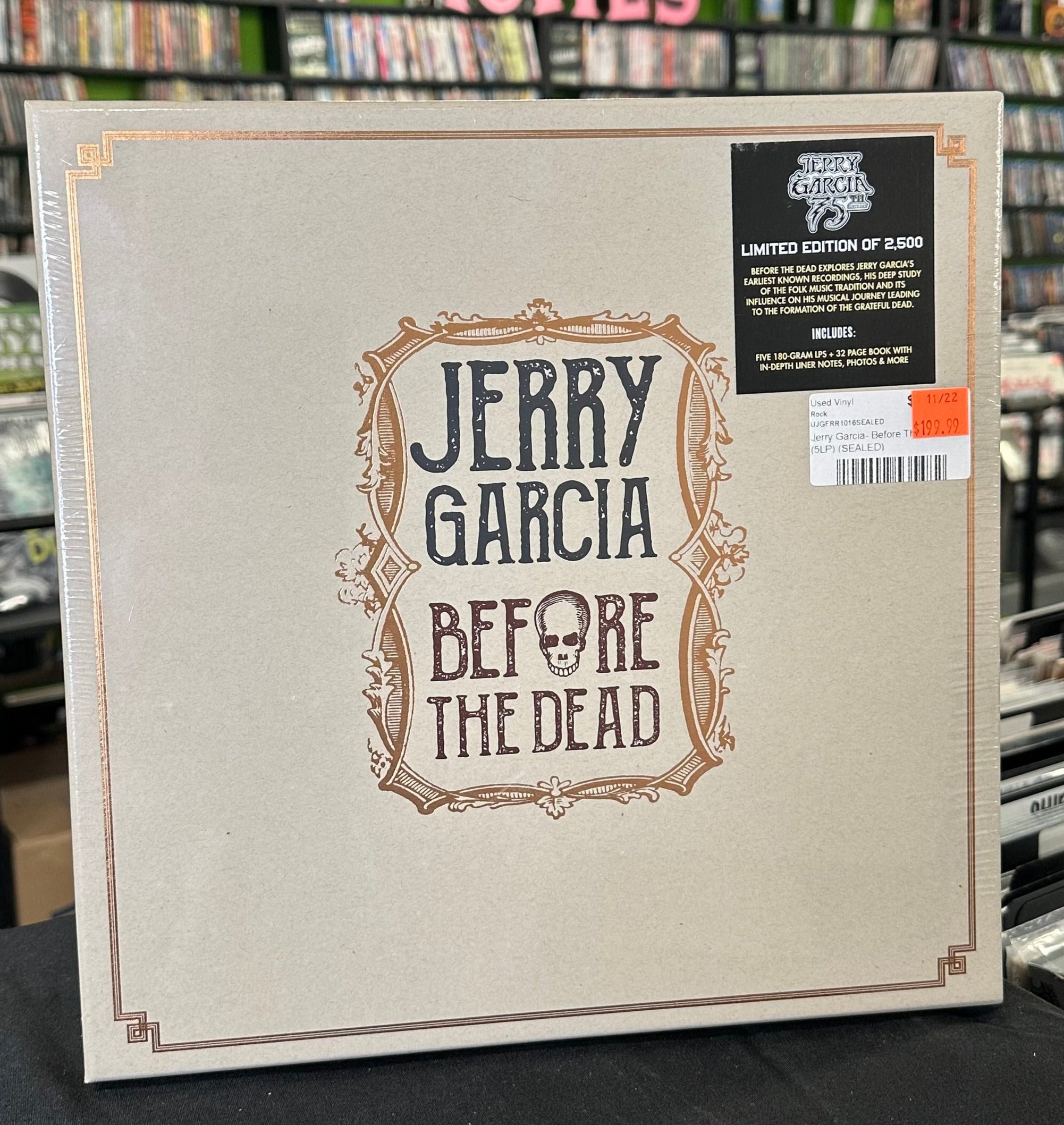 Jerry Garcia- Before The Dead (5LP) (SEALED) - Darkside Records