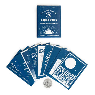 Aquarius Astrology Card Set