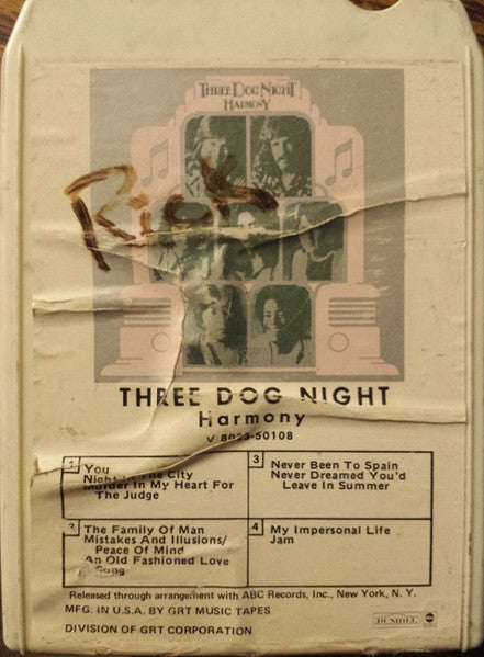 Three Dog Night- Harmony - Darkside Records