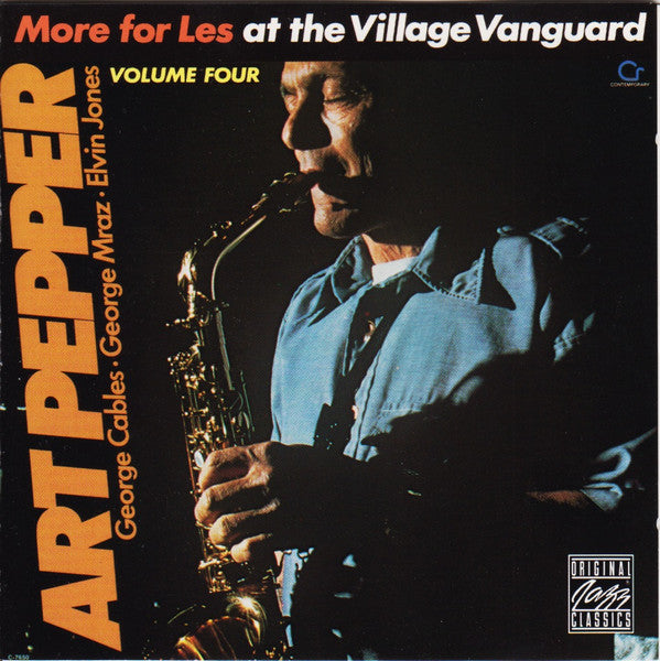 Art Pepper- More For Les At The Village Vanguard - Darkside Records