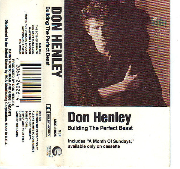 Don Henley- Building The Perfect Beast - Darkside Records