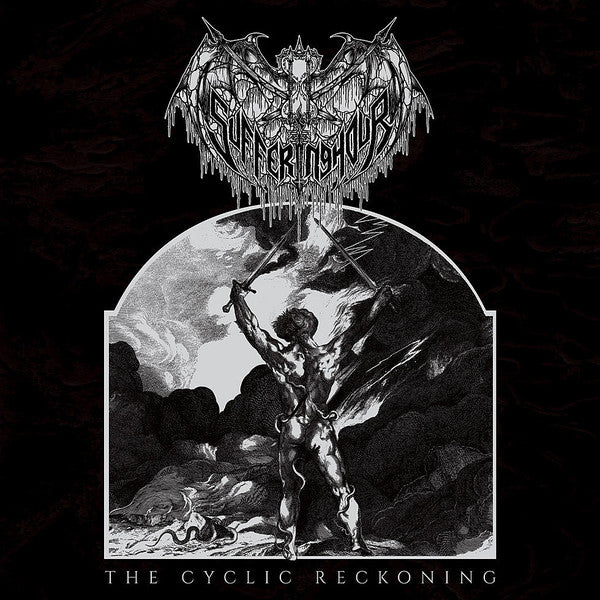 Suffering Hour- The Cyclic Reckoning (Black / White / Gray Merge) - Darkside Records