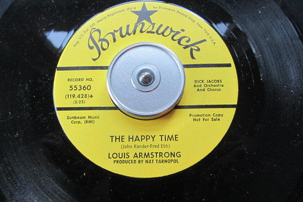 Louis Armstrong- The Happy Time / Willkomen - Darkside Records
