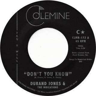 Durand Jones & The Indications- Don't You Know - Darkside Records