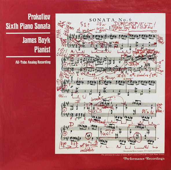 Prokofiev- Sixth Piano Sonata - Darkside Records