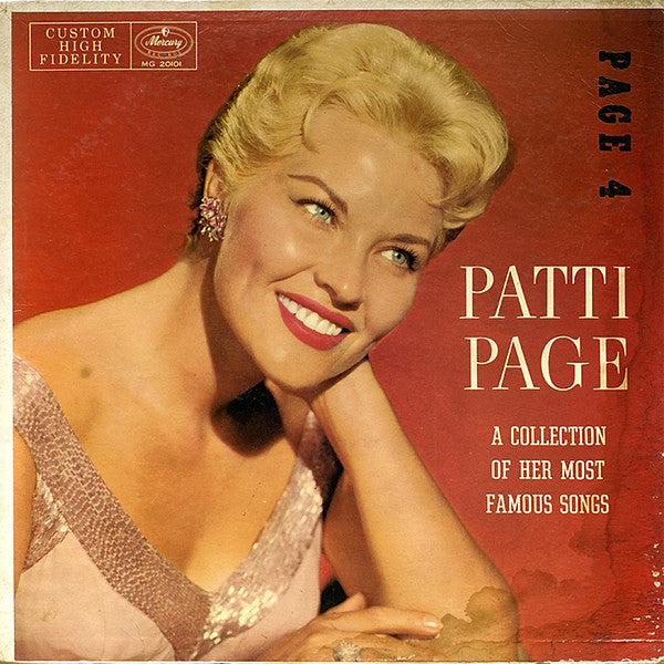 Patti Page- A Collection of Her Most Famous Songs - DarksideRecords
