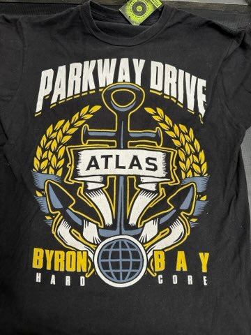 Parkway Drive Atlas Anchor Shirt, Blk, M (Tagless) - Darkside Records