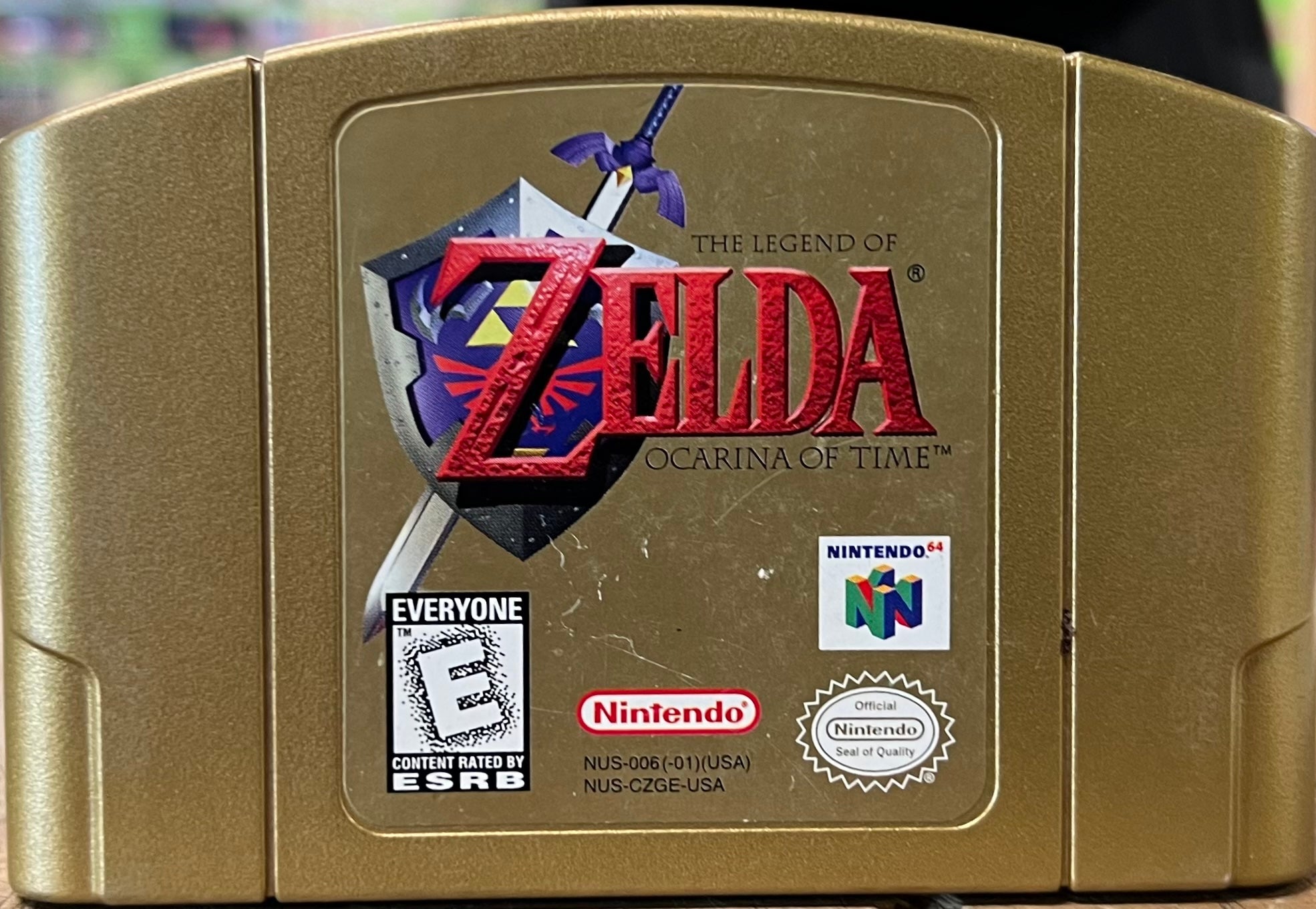 The Legend Of Zelda: Ocarina Of Time (Gold Cartridge) - Darkside Records