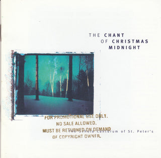 Schola Cantorum Of St Peter's In The Loop- The Chant Of Christmas Midnight - Darkside Records