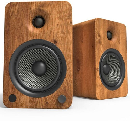 Kanto YU6 Powered Bluetooth Speakers: Walnut - Darkside Records