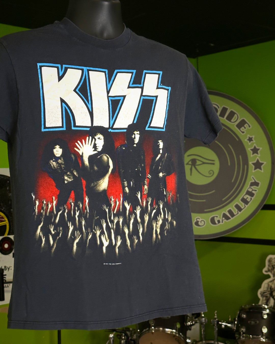 Kiss 1989 Tour T-Shirt, Blk, S (Tagged L)(Measures 25.5” Long, 18.5” Pit To Pit) - Darkside Records