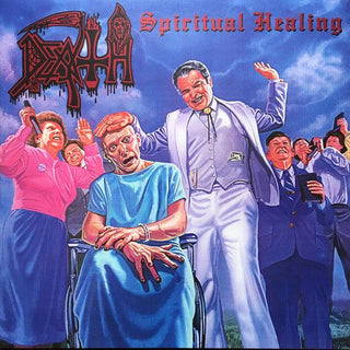 Death- Spiritual Healing (Blue/Clear Pinwheel w/ Splatter) - Darkside Records