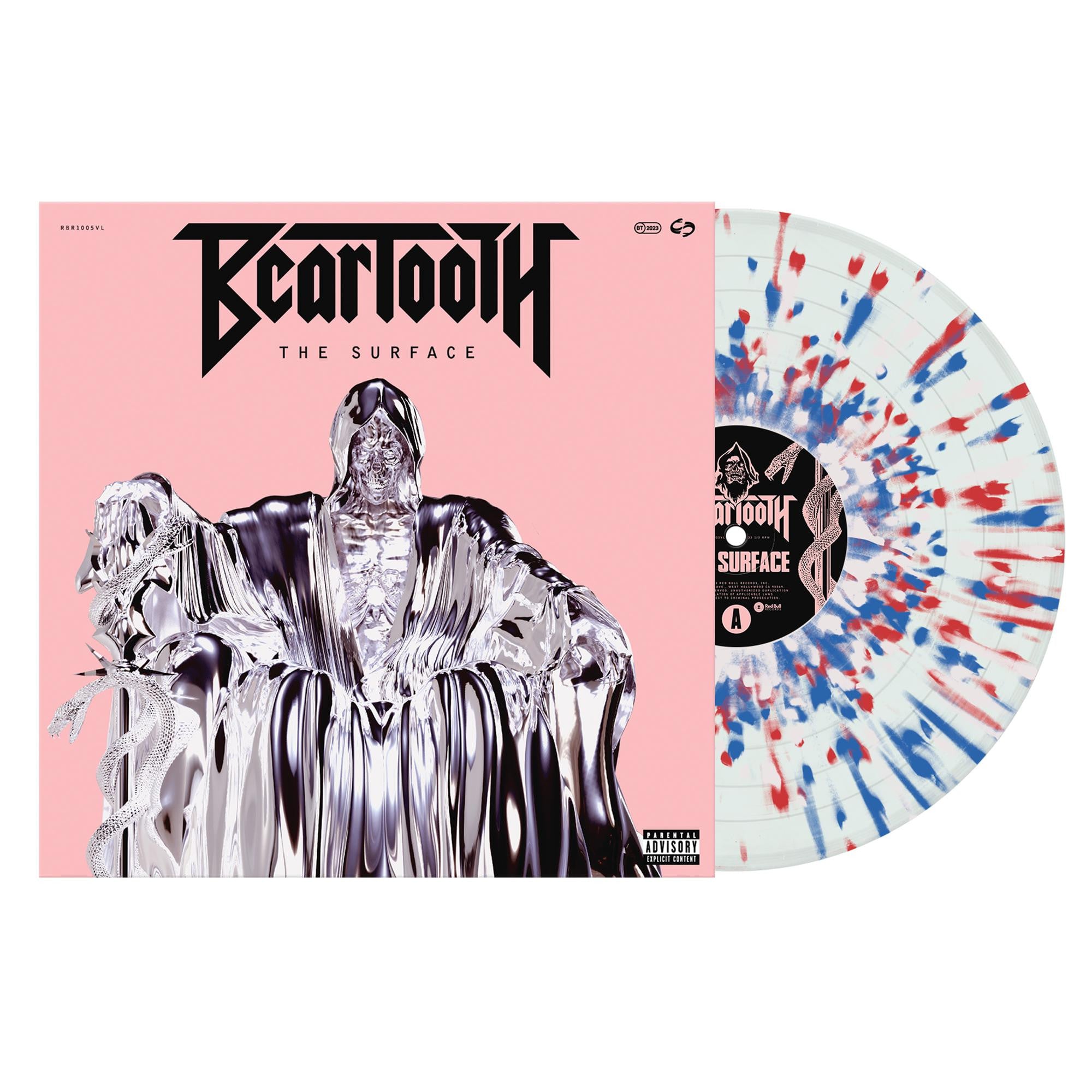 Beartooth- The Surface (Indie Exclusive) (Red/White/Blue Vinyl) (PREORDER)
