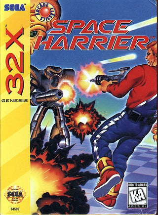 Space Harrier (Official Cartridge, Reproduction Artwork)